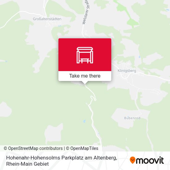 Карта Hohenahr-Hohensolms Parkplatz am Altenberg