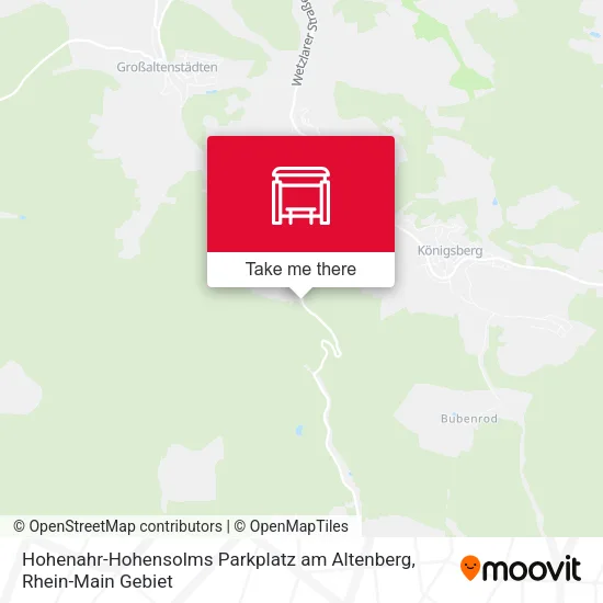 Карта Hohenahr-Hohensolms Parkplatz am Altenberg