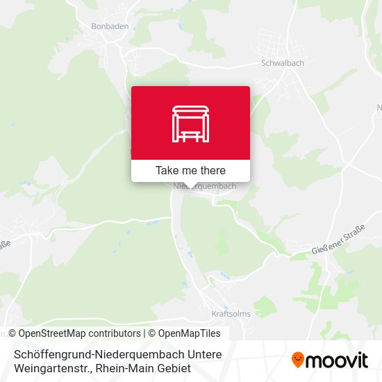 Schöffengrund-Niederquembach Untere Weingartenstr. map