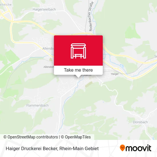 Карта Haiger Druckerei Becker