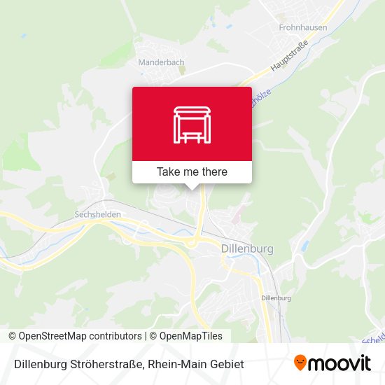 Dillenburg Ströherstraße map