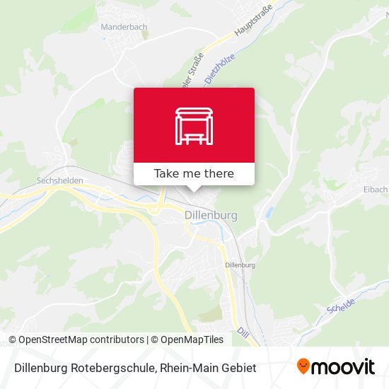 Dillenburg Rotebergschule map