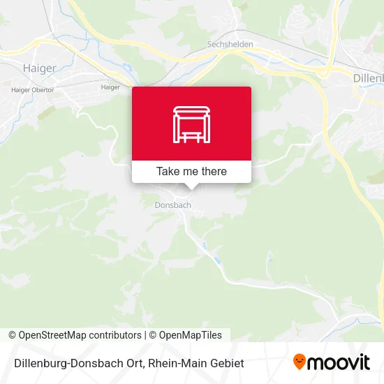 Карта Dillenburg-Donsbach Ort