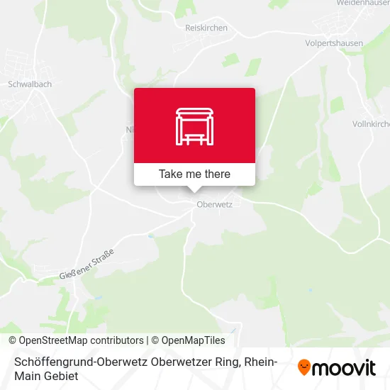 Карта Schöffengrund-Oberwetz Oberwetzer Ring