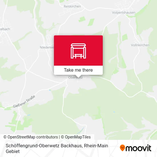 Карта Schöffengrund-Oberwetz Backhaus