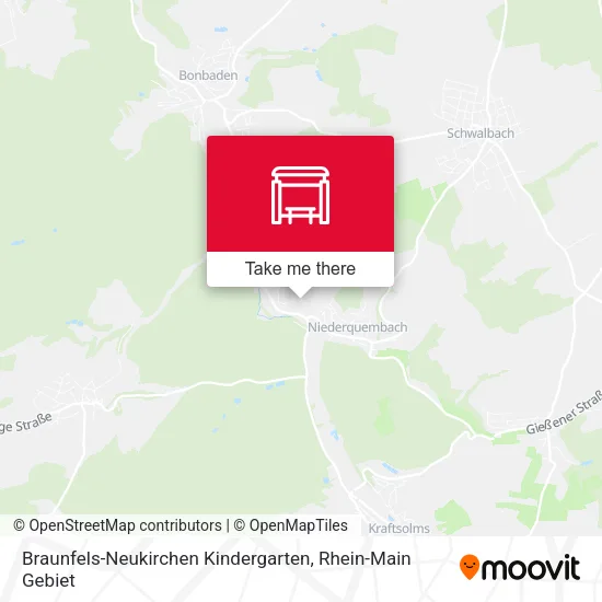 Карта Braunfels-Neukirchen Kindergarten