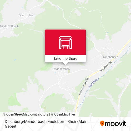 Dillenburg-Manderbach Fauleborn map
