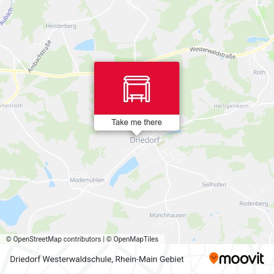 Driedorf Westerwaldschule map