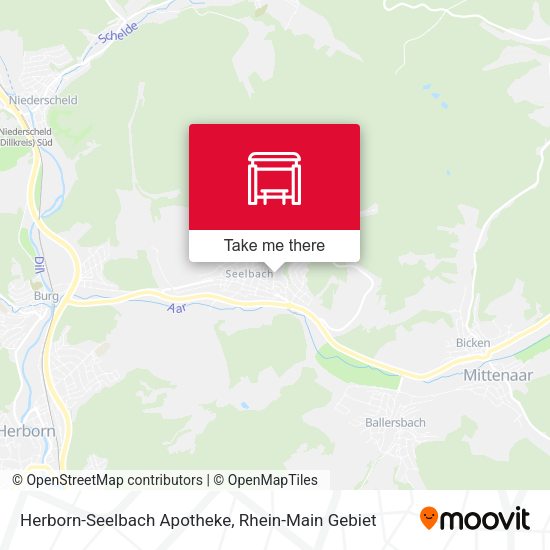 Herborn-Seelbach Apotheke map