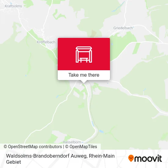 Карта Waldsolms-Brandoberndorf Auweg