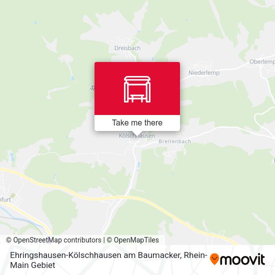 Ehringshausen-Kölschhausen am Baumacker map