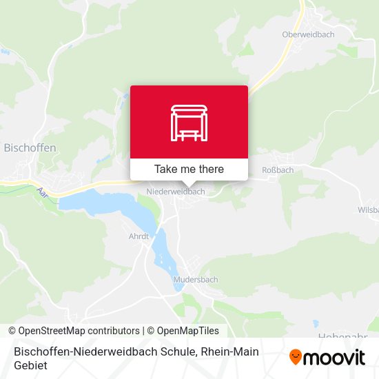 Bischoffen-Niederweidbach Schule map