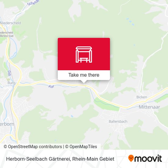 Herborn-Seelbach Gärtnerei map