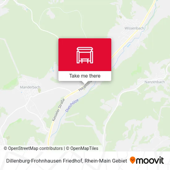Карта Dillenburg-Frohnhausen Friedhof