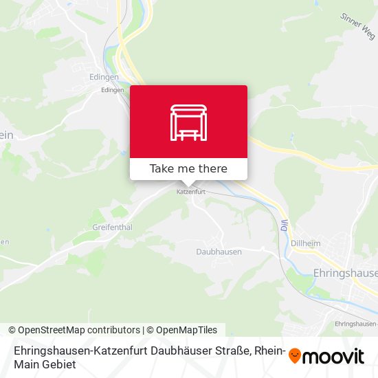 Ehringshausen-Katzenfurt Daubhäuser Straße map