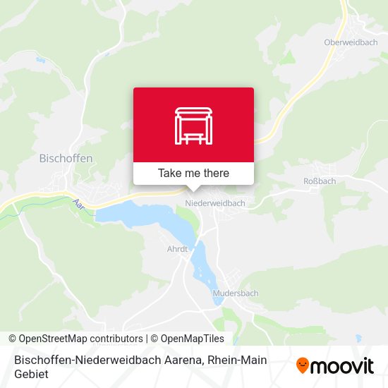 Bischoffen-Niederweidbach Aarena map