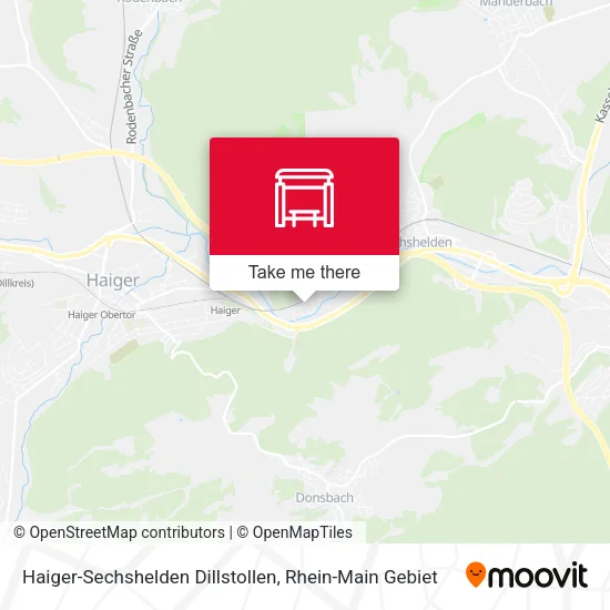 Карта Haiger-Sechshelden Dillstollen