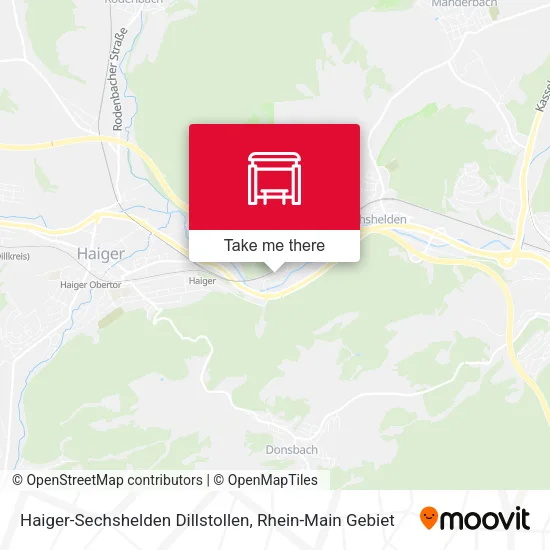 Карта Haiger-Sechshelden Dillstollen
