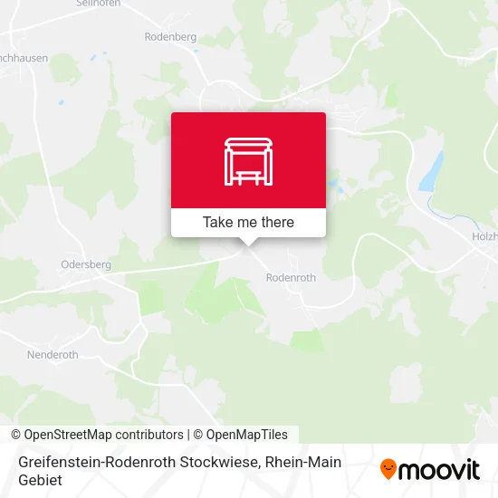 Карта Greifenstein-Rodenroth Stockwiese
