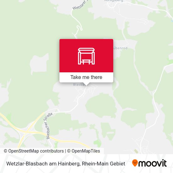 Wetzlar-Blasbach am Hainberg map