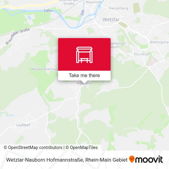 Wetzlar-Nauborn Hofmannstraße map
