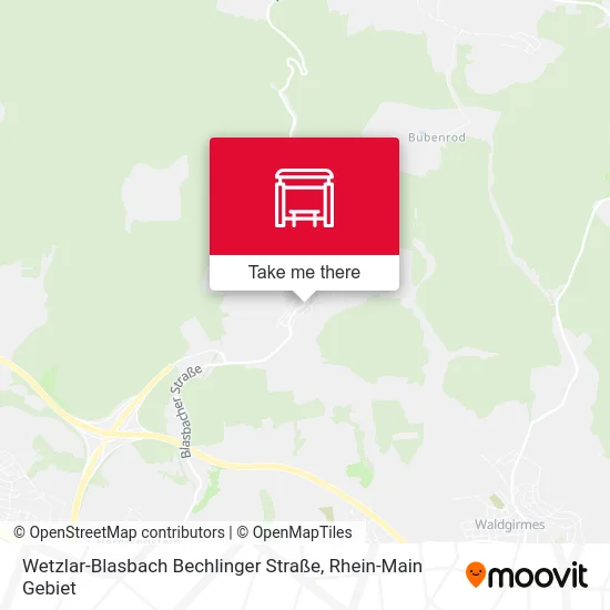 Карта Wetzlar-Blasbach Bechlinger Straße