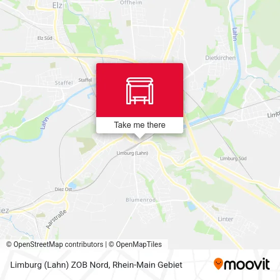 Карта Limburg (Lahn) ZOB Nord