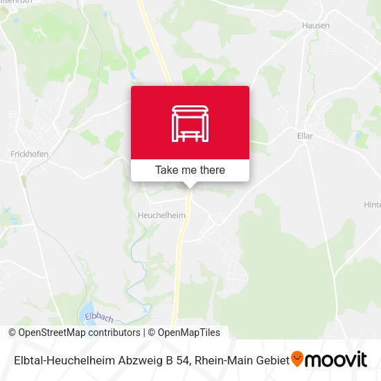 Карта Elbtal-Heuchelheim Abzweig B 54