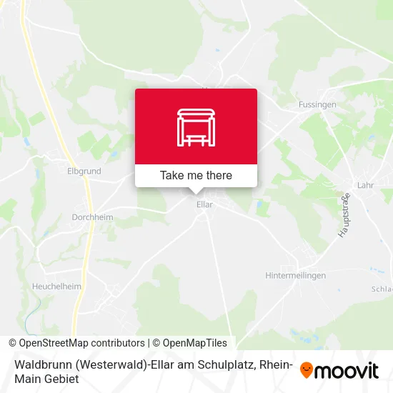 Карта Waldbrunn (Westerwald)-Ellar am Schulplatz