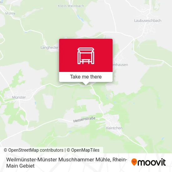 Карта Weilmünster-Münster Muschhammer Mühle
