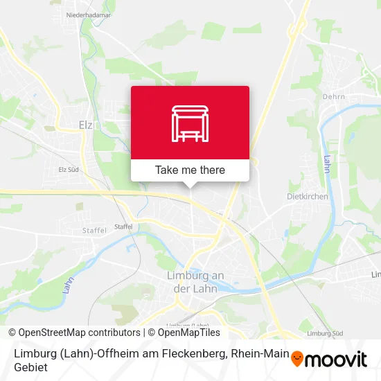 Карта Limburg (Lahn)-Offheim am Fleckenberg