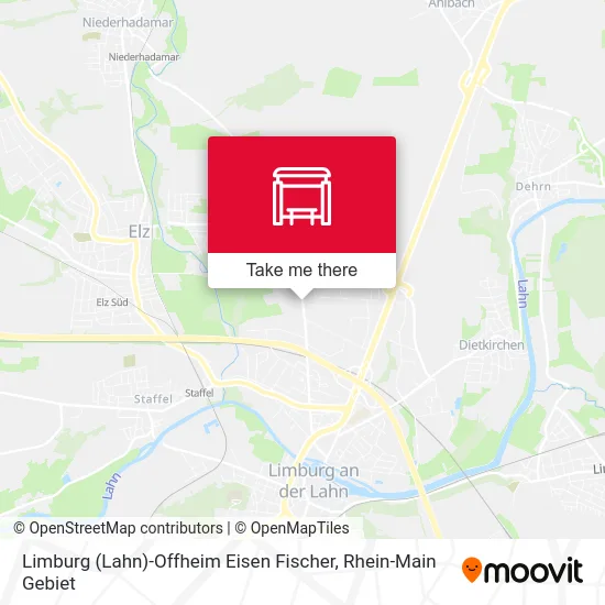 Карта Limburg (Lahn)-Offheim Eisen Fischer