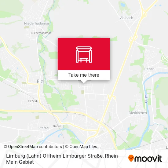 Карта Limburg (Lahn)-Offheim Limburger Straße