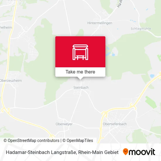 Карта Hadamar-Steinbach Langstraße