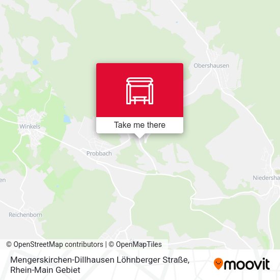 Mengerskirchen-Dillhausen Löhnberger Straße map