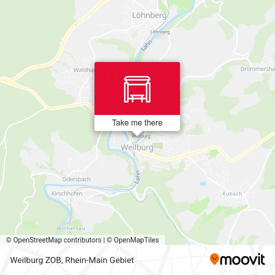 Карта Weilburg ZOB
