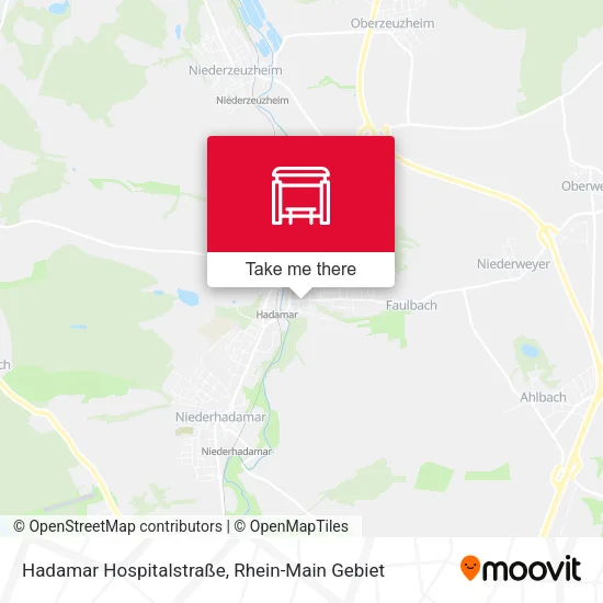 Карта Hadamar Hospitalstraße