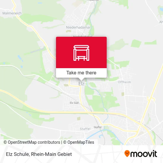 Карта Elz Schule
