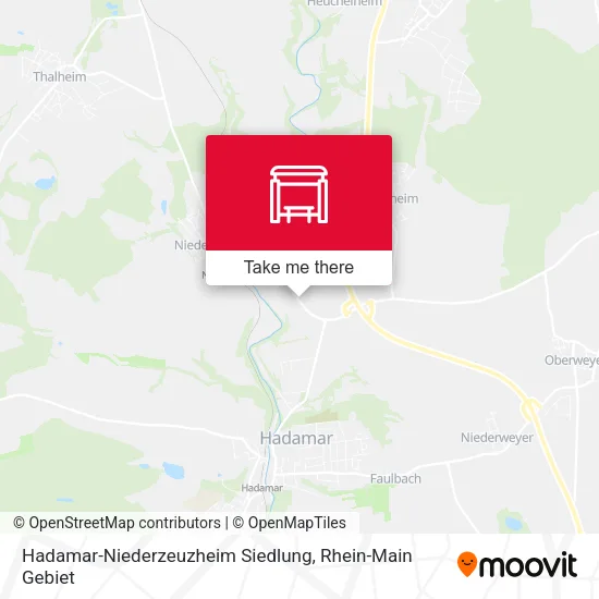 Карта Hadamar-Niederzeuzheim Siedlung