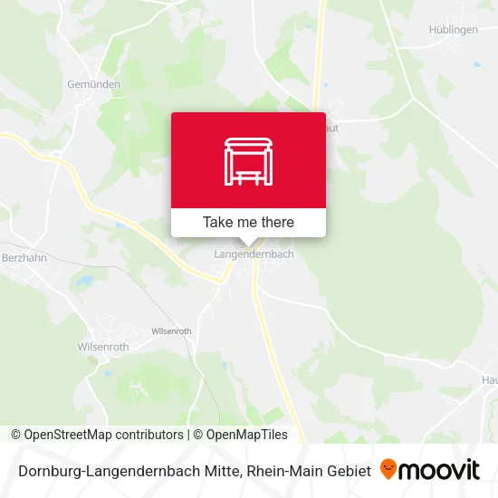 Карта Dornburg-Langendernbach Mitte