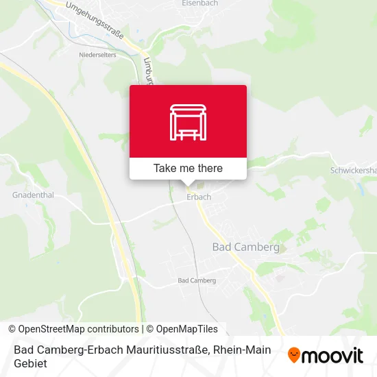 Карта Bad Camberg-Erbach Mauritiusstraße