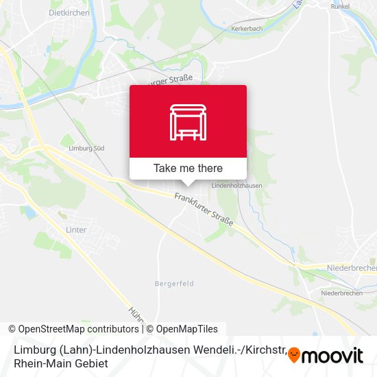 Limburg (Lahn)-Lindenholzhausen Wendeli.- / Kirchstr map
