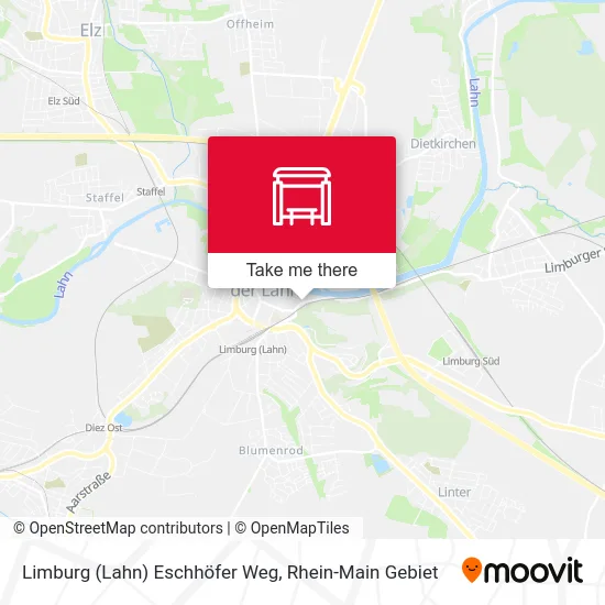 Карта Limburg (Lahn) Eschhöfer Weg