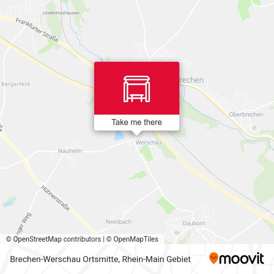 Карта Brechen-Werschau Ortsmitte