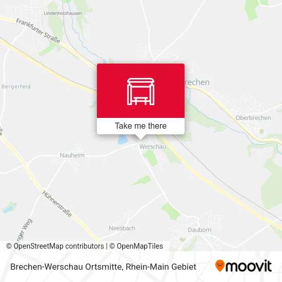 Карта Brechen-Werschau Ortsmitte