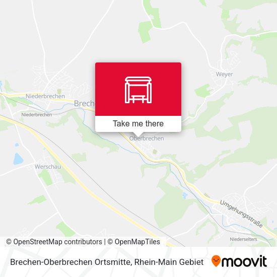 Карта Brechen-Oberbrechen Ortsmitte