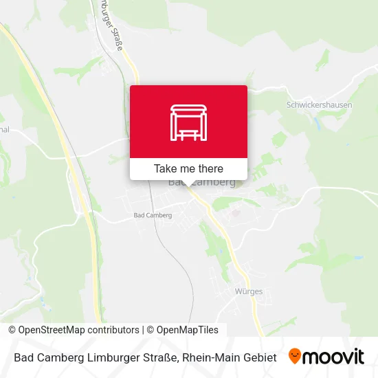 Карта Bad Camberg Limburger Straße
