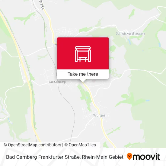 Карта Bad Camberg Frankfurter Straße