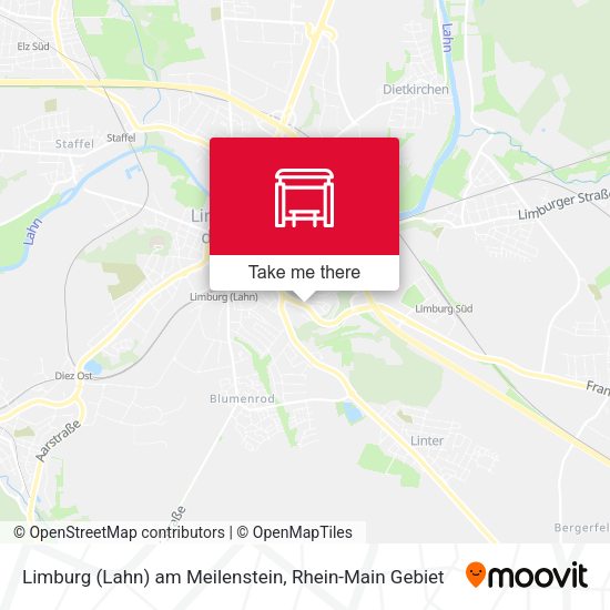 Limburg (Lahn) am Meilenstein map
