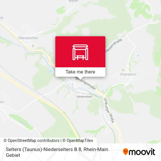 Selters (Taunus)-Niederselters B 8 map